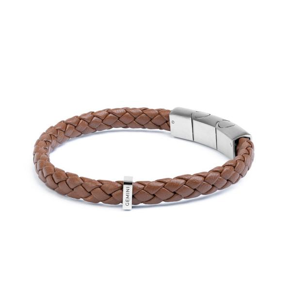 Hellbraunes Armband aus italienischem Nappaleder - Una Light Brown